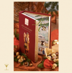 Lauenstein adventskalender bok röd 3 x 345g