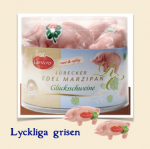 Lübeck Carstens marsipan grisar 17x33g - 5st