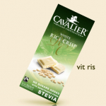 Cavalier Stevia chokladkaka 85g - vit ris